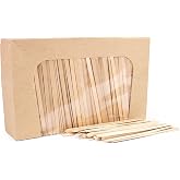 1000 Wooden Coffee Popsicles 11cm Disposable Coffee Sticks Coffee Stirrer Sticks Coffee Tea Stirrers Natural &amp; Biodegradable