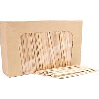 AURSTORE BASA Lot de 550 Touillettes a café, Agitateurs de café en Bois 11 cm, Mélangeurs jetable pour le café