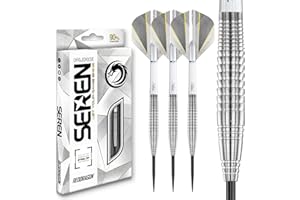 RED DRAGON Darts - Seren Pure Serie - 90% Tungsteno Professionale Punta in acciaio Set di freccette con voli e aste per freccette -Disponibile in quattro stili -Disponibile in 21g, 22g, 23g, 24g & 25g