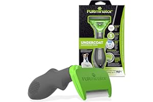 Furminator T691653 Szczotka Dla Psów, S, Szary/Zielony