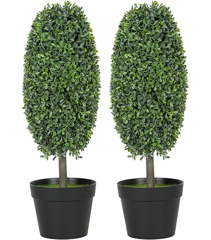 Leaf Design UK Knstlicher Lorbeer-Formschnitt Kugel 90 Cm Grn   Realistische Kunstpflanze Knstlicher Lorbeer Formschnitt Kugel 90cm