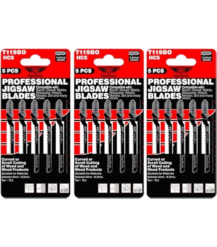 25 Lames De Scie Sauteuse à Métaux T118G Compatibles Avec Bosch, Dewalt, Makita, Milwaukee Et