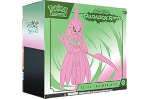 Pokémon TCG: Scarlet & Violet—Paradox Rift Elite Trainer Box - Iron Valiant (9 Booster Packs, 1 Full-Art Foil Card & Premium Accessories)