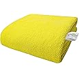 SOFTSPUN Microfiber Hair & Face Care Bath Towel 1pc 70x140cm 340 GSM Yellow Ultra Absorbent Super Soft & Comfortable Quick Drying for Men & Women Daily Use Pack of 1 Extra Large Size Unisex.