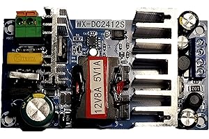 ATEC BY CARBONI CHRISTIAN ATEC - Alimentatore Switching Doppia Uscita 220V AC 12VDC(8A-100W)+5VDC(1A-5W)