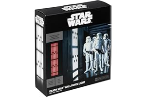 PALADONE Panel ścienny Star Wars Death Star Wars ze zmianą kolorów i responsywnymi trybami muzyki