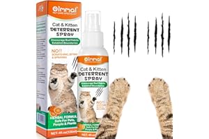 VFjVlVdG Cat Repellent Spray, Cat Deterrent Spray Indoor - Anti Scratch Cat Deterrent Spray for Cat Training & Furniture Protector - Effective Cat Training Aid - Keep Cats Off