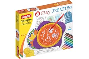 Quercetti - 1680 Spirogiro Mandala Loisir créatif – Dessin – Enfant
