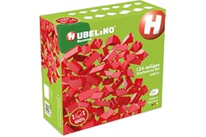Hubelino 400376 124-częściowy zestaw klocków, kompatybilne z klockami Lego Duplo, nie z mniejszymi klockami Lego