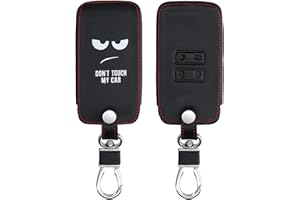 kwmobile Custodia Compatibile con Renault con 4 Tasti Smart Key (Solo Keyless Go) - Cover Chiavi Auto Protezione Copri Telecomando - Copri Chiave Copertura Don't Touch My Car