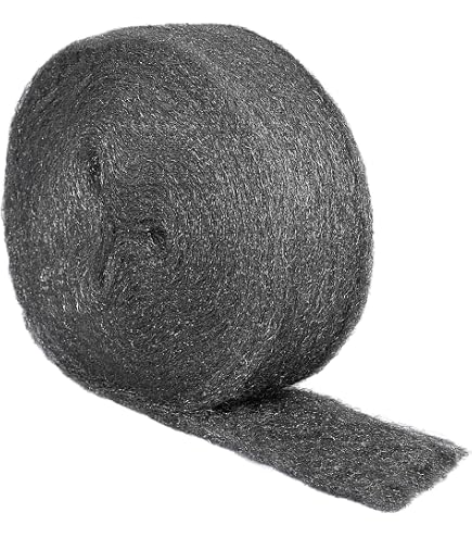 Laine D'acier Extra-fine 0000 - Rouleau De 20 M, Pour Polir Métaux, Nettoyer Joints, Remplir Trous