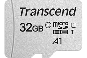 Transcend 32GB microSDXC 300S Klasse 10 Speicherkarte mit bis zu 95/45 MB/s (für Smartphones, Digitalkameras und Nintendo Konsolen) ohne SD-Adapter - TS32GUSD300S