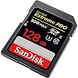 SanDisk Extreme PRO UHS-II 128 GB, Scheda di Memoria SDXC Classe 10, U3, velocità di lettura fino a 300 MB/s, nero