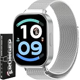 Rongep [Milano Loop] Xiaomi Redmi Watch 6/5/4/Mi Band 10 Pro/9 Pro/8 Pro i&ccedil;in Kordon Manyetik Tasarımlı Terletmeyen Mi Band 1