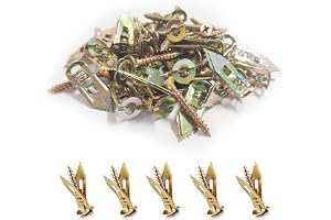 BESTYCHAO 60-pack Självborrande Gipsskivpluggssats (30 pluggar + 30 skruvar)