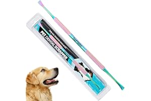 AFTREN Détartreur dentaire pour chien grattoir à Double tête en acier inoxydable nettoyage des dents outils de soins bucco-dentaires utilisation professionnelle à domicile pour adultes animaux de compagnie