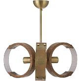 Lucea Manya 3-Piece Wooden Vintage Chandelier 3 X E27