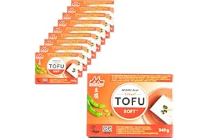 ‎MORI-NU Mori-Nu Silken - Pack of 10 Tofu Soft/Soft 340 g - Silk Tofu Natural Tofu Made from Selected Soybeans