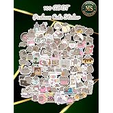 100&rsquo;l&uuml; Sevimli Kedi Sticker Seti &ndash; Suya Dayanıklı, Renkli ve Eğlenceli &Ccedil;ıkartmalar &ndash; Laptop, Defter, Tablet, Ajanda ve Daha F