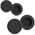 Plantronics Headset Ear Cushions Replacement Foam Ear Pads for Plantronics HW251N HW261N HW510 HW520 Blackwire C310 C320 3200 3210 3220 3320 Jabra PRO 920 930 Biz 1900 2400 GN2000 Headphones (4 Pack)