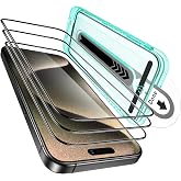 ESR Pack of 3 for iPhone 15 Pro Max for Tempered Glass FlawlessFit Shelf