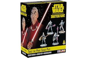 Atomic Mass Games | Star Wars Shatterpoint: Twice the Pride - Count Dooku Squad Pack | Miniatures and Card Game | Ages 14+ | 2 Players | 90 Minutes Playing Time