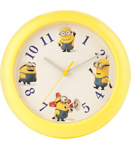 Gele - Kinder - Bedrukte - Minions - Keuken - Wandklokken kopen