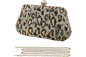 CORIOS Sac de Soirée pour Femme Embrayage en Paillette de la Chaîne Pochette Mariage Sacs à Main D'épaule de Mariée Sac à Bandoulière Sacs Fourre-Tout pour Fête Banquet Mariage Or