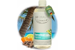 AIRDRAGON® Sansibar • Do każdej lampy katalitycznej • bez sztucznych substancji zapachowych • 500 ml naturalny zapach do pomieszczeń