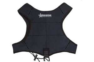 ABYSSTAR Baudrier en néoprène Unisex-Adult, Noir, M