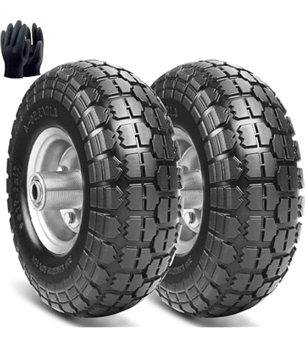 Camera D'Aria 3.50-8 (2 Pezzi) - Per Carriole, Tosaerba E Trattori, Gomma Resistente, Valvola TR13 - Foto 8