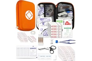 YIDERBO Kit di pronto soccorso ricarica Home Office Essentials emergenza arancione borsa kit di pronto soccorso auto necessità portatile leggero kit di sopravvivenza attrezzature per escursioni all'aperto