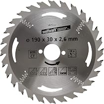 Hilka TCT-Sägeblatt-Set 190 Mm – 3-teilig (20/24/40 Zähne), Für Hartholz, Weichholz, Spanplatten, 30 Mm Bohrung