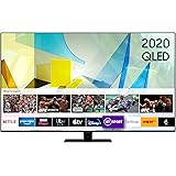 Samsung 2020 49" Q80T QLED 4K HDR 1500 Smart TV with Tizen OS, CARBON SILVER