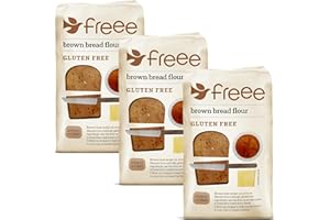 FREEE Doves Farm | Gluten Free Brown Bread Flour | 3 x 1kg