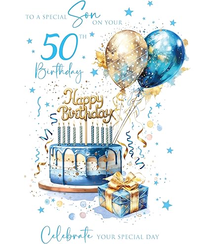 Funny 50th Birthday Cards For Son - View #4