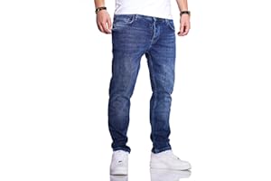 Rello & Reese Herren Jeans Straight Fit Denim Hose Regular Stetch JN-221