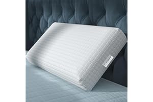 ‎KAMASANA KAMASANA Seitenschläferkissen 40 x 80 cm, Höhe 16 cm – Orthopädisches Nackenstützkissen – Memory Foam Kopfkissen – ergonomisches Kissen mit weicher und Fester Seite