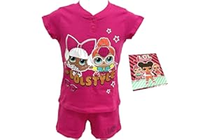 Sabor Pigiama Bambina Estivo, Pigiama Bambina in Cotone, Pigiama Bambina Corto Disney Marvel