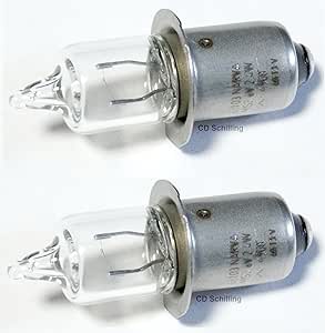 Ampoule Halogène 6V 2.4W Culot HS3 à Collerette - Vélo, Mobylette, éclairage - Neuf