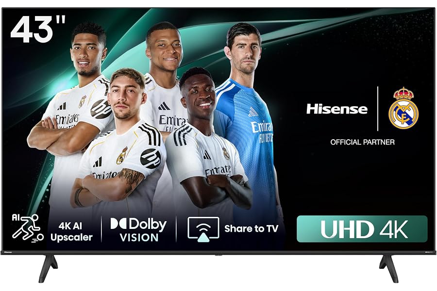 Hisense 43 Inch E6N 4K UHD Smart TV