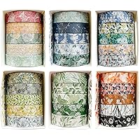 Nastro Washi Tape Vendemmia - 20 Rotoli Decorativi Per Scrapbooking E Fai-Da-Te - Foto 3