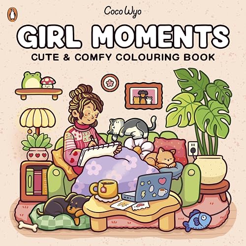#7 — Girl Moments: A relaxing and cosy colouring book from the bestse…