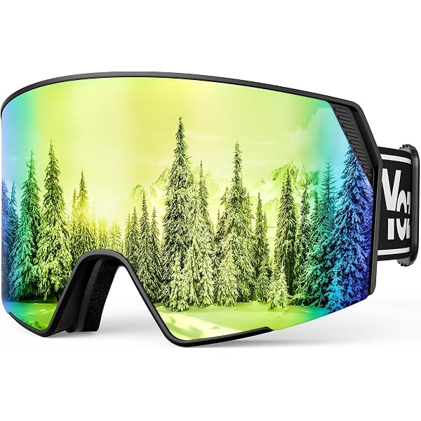 Video su Qual è Goggles da sci personalizzati per giovani con doppie lenti, anti-appannamento, protezione UV, cintura regolabile