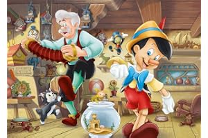 Ravensburger 12000108 - Pinocchio - pussel 1000 bitar - pussel för vuxna och barn från 14 år och uppåt, Disney pussel, Disney