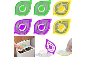 SRV Hub 6 x Mülltonnen-Lufterfrischer, selbstklebend, Treteimer-Deckel, Aufkleber, Lufterfrischer, Duft, frischer Geruch, sortiert