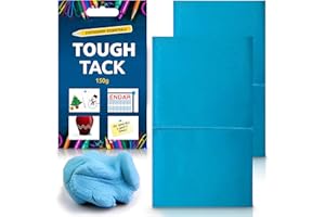 SOL 150g Tough Tack for Walls No Mark, Blue Multipurpose Reusable Adhesive Putty, Clean & Easy to Use, Washproof Adhesive, Handy Size, Perfect for Home, Office & DIY Projects, Ideal for Wood & Ceramic
