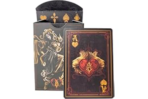 CC CHRIS CARDS Chris Cards Elements Playing Cards - Symbolisiert die 4 Elemente Cardistry, Zauberkarten, Kartendeck Zaubertricks - Spielkarten - Pokerkarten (Gold - Sapphire)