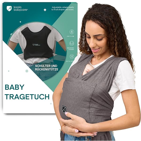 Palm And Pond Mei Tai Babytrage Braun Mit Punkten – Baumwoll-Schlinge Für Babys Bis 15 Kg, 3 Tragepositionen