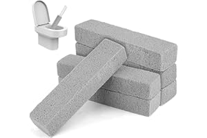 LOBVABA 6 Stück Pumice Stone Toilet，Bimsstein für Toilette，Bimsstein WC Block，Grill Bimsstei Reinigungsstein mit Griff，Blöcke Bimssteins Putzstein，Urinsteinentferner Toilettenstein für Klo，Bad，Küche，Fußpflege